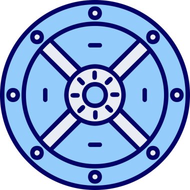 Ağ için koruma kalkanı vektör simgesi 