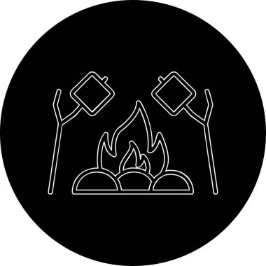 Web simgesi vektör resimlemesi kızartılıyor