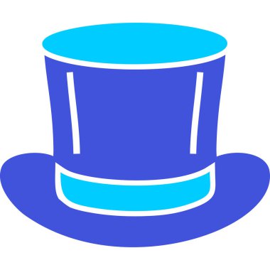 Sihirli Şapka web simgesi, vektör illüstrasyonu 