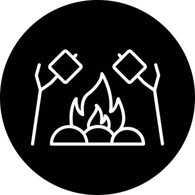 Web simgesi vektör resimlemesi kızartılıyor