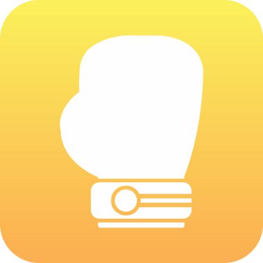 Boks eldiveni simge vektör çizim