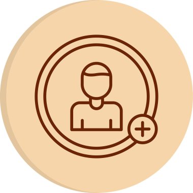 kullanıcı simgesi, vektör illüstrasyonu ekle 