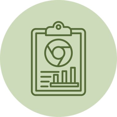 İzleme. Web simgesi basit illüstrasyon