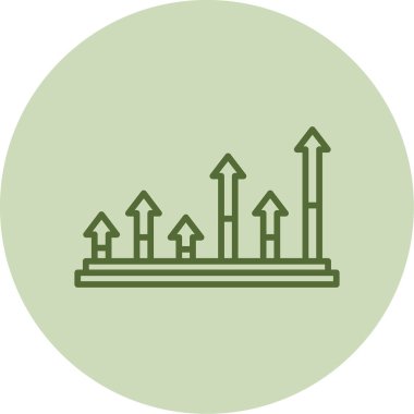 Sonuçlar düz simge, vektör illüstrasyonu