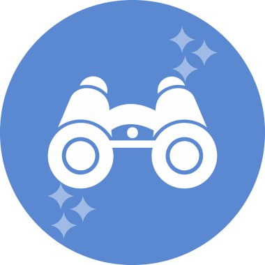 dürbün web simgesi, vektör çizim 