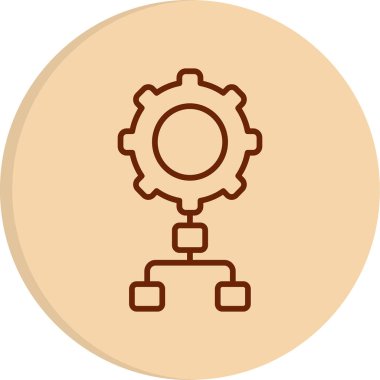 Uygulama süreci simgesi, vektör illüstrasyonu basit tasarım