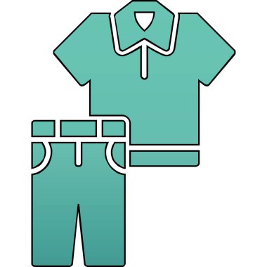 Clothes web icon, vector illustration 