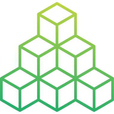 küp web simgesi basit tasarım 