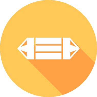 Prizma. Web simgesi basit illüstrasyon