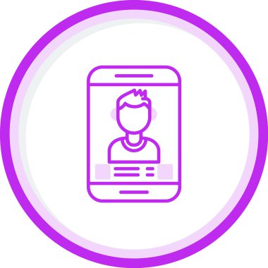 Arkadaş isteği ikon vektör illüstrasyonu