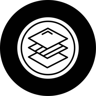 Membrane Web simgesi basit illüstrasyon             