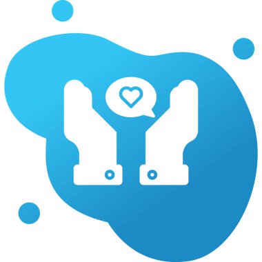 İletişim simgesi, vektör illüstrasyon tasarımı