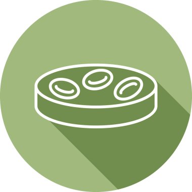 Kırmızı kan hücreleri. Web simgesi basit illüstrasyon