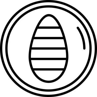 Tek bir simgenin vektör illüstrasyonu