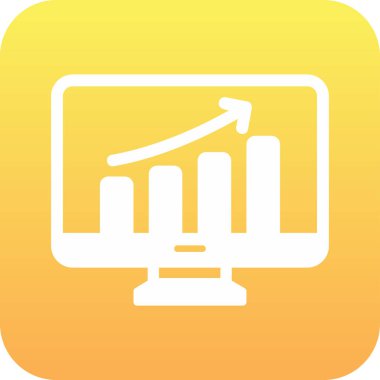 Veri Analizi simgesinin vektör çizimi        