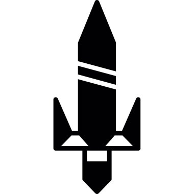 kılıç simgesi, vektör illüstrasyonu basit tasarım