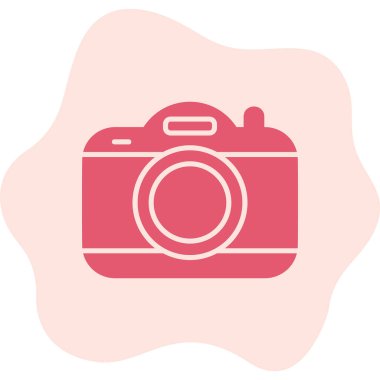 kamera simgesi, vektör illüstrasyonu basit tasarım