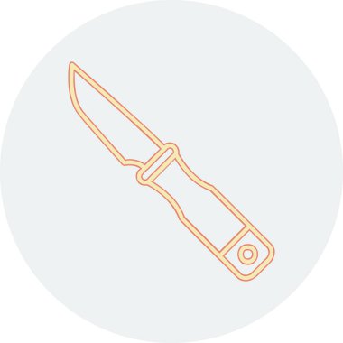 bıçak simgesi vektör illüstrasyonu