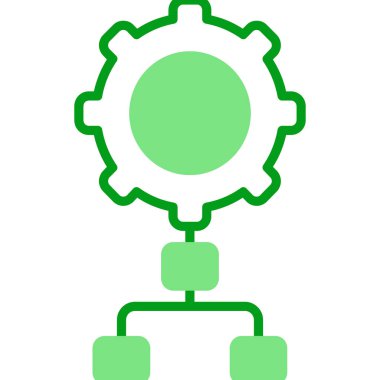 Uygulama süreci simgesi, vektör illüstrasyonu basit tasarım