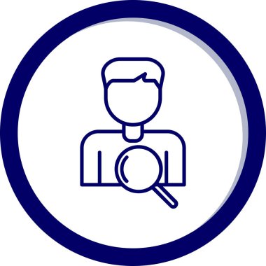 Seçim Süreci Web simgesi vektör illüstrasyonu