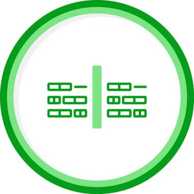 Gantt Grafik Ağ simgesi, vektör illüstrasyonu