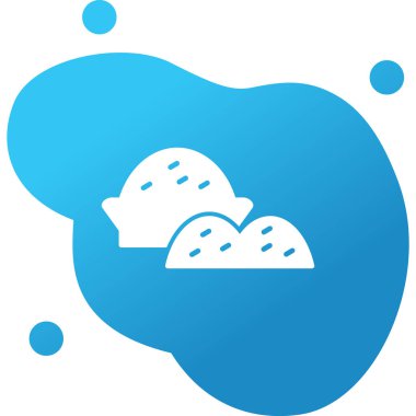 Tuz. Web simgesi basit illüstrasyon