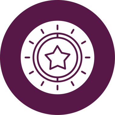 yıldız web simgesi basit illüstrasyon 