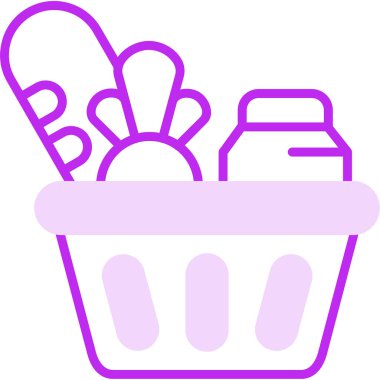 alışveriş sepeti web simgesi, illüstrasyon vektör 