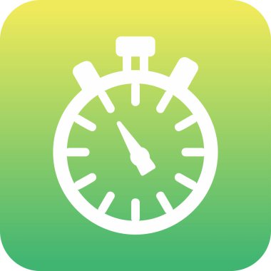 Kronometre web simgesi, vektör çizim