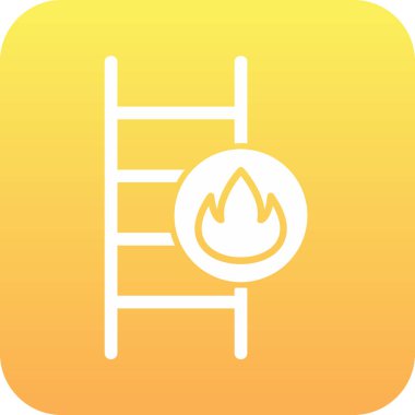 Merdiven simgesi çizimini ateşle                   