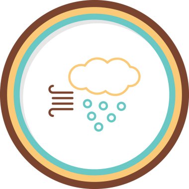 bulut vektörü resimleme tasarımı 