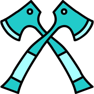 Baltalar. Web simgesi basit illüstrasyon