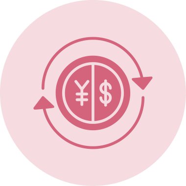 Değişim Hızı simgesi, basit vektör illüstrasyonu