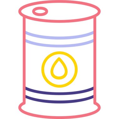 Petrol varil simge vektör çizim