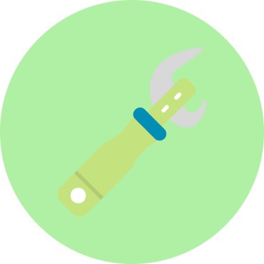 Açıcı simgesi vektör illüstrasyonu