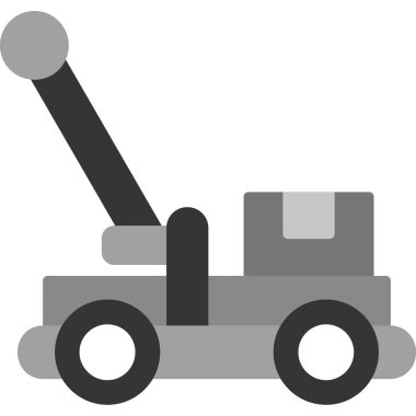 Modern tramvay simgesinin vektör çizimi             