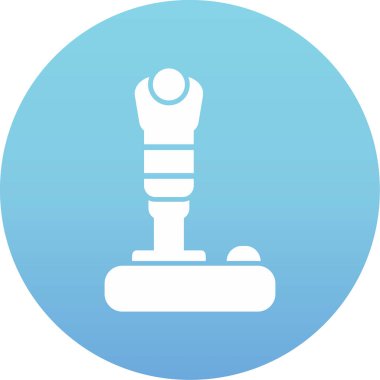 Modern joystick simgesinin vektör çizimi                             