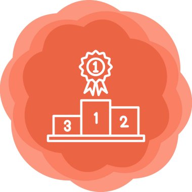 İlk Konum web simgesi, vektör illüstrasyonu