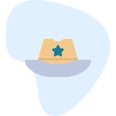 Şapka kutsal kişilerin resmi, basit vektör çizim 