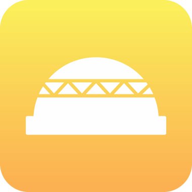 Bosu Ball web simgesi vektör illüstrasyonu