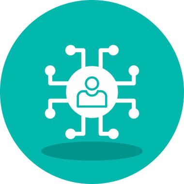 ağ web simgesi, vektör çizim 