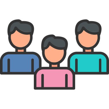 vector illustration of Group people icon 