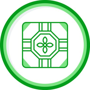 Döşeme. Web simgesi basit illüstrasyon