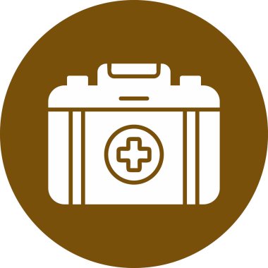 İlk yardım çantası vektör çizim 