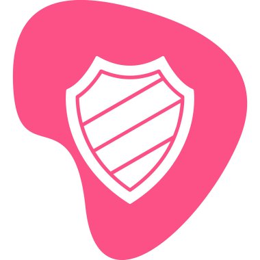 kalkan simgesi web basit illüstrasyon