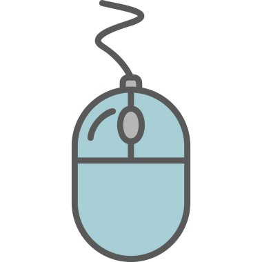 Fare tıklama simgesi. Basit resimleme