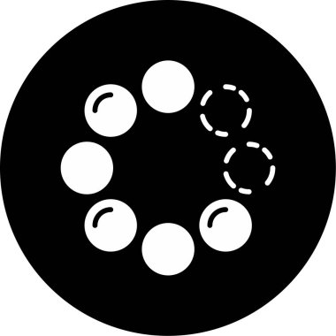 Simge yükleme vektör illüstrasyonu 