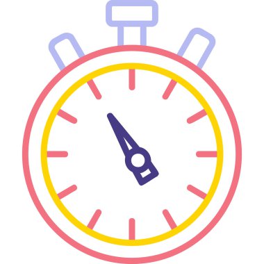 Kronometre web simgesi, vektör çizim