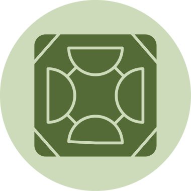 Döşeme. Web simgesi basit illüstrasyon