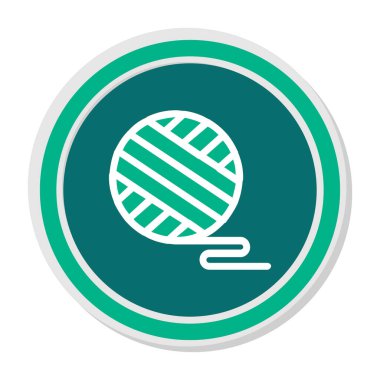 Yün ağ ikonu vektör illüstrasyonu